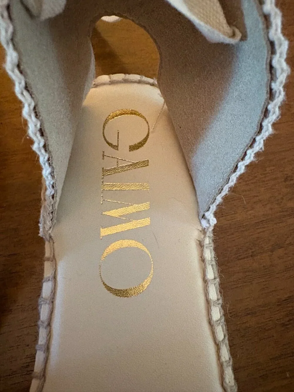 NWOT Gaimo-Made in Spain-Coral Red Crochet Ankle Tie Flat Espadrilles. 6.5/7